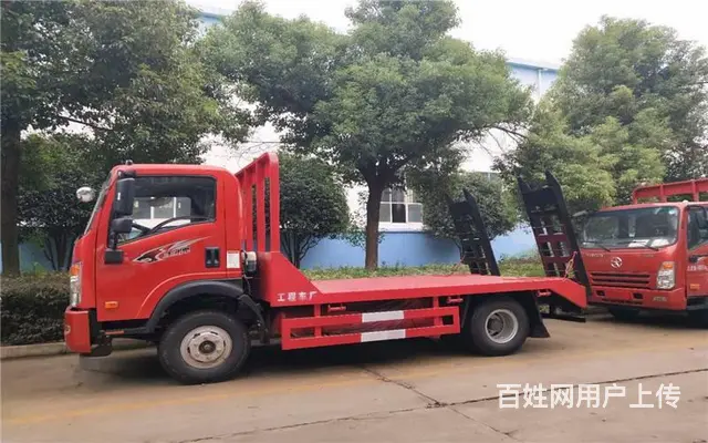 宜春　重汽王牌平板拖车 拖6吨-15吨挖机平板车 - 图片 1