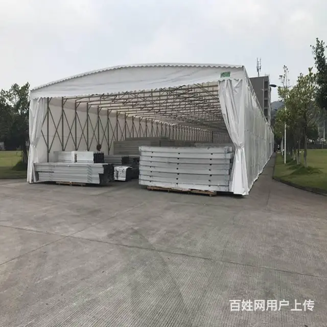 展会物流蓬停车蓬推拉棚活动蓬物流蓬移动帐篷仓库雨棚 - 图片 5