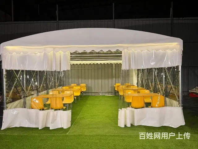移动推拉雨棚电动伸缩雨棚活动雨蓬厂家移动帐篷 - 图片 9