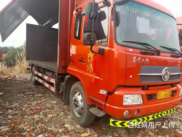 17年户东风天锦 厢式货车 飞翼车厢单桥车便宜出售 - 图片 3