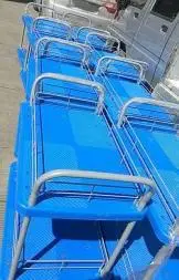 双层塑料手推车折叠塑料平板车乌龟车塑料筐搬运车地牛 - 图片 1