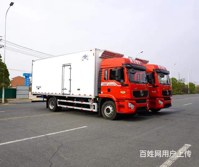 6米8鲜果蔬菜冷藏车 陕汽德龙冷饮鲜奶冷藏运输车 - 图片 1
