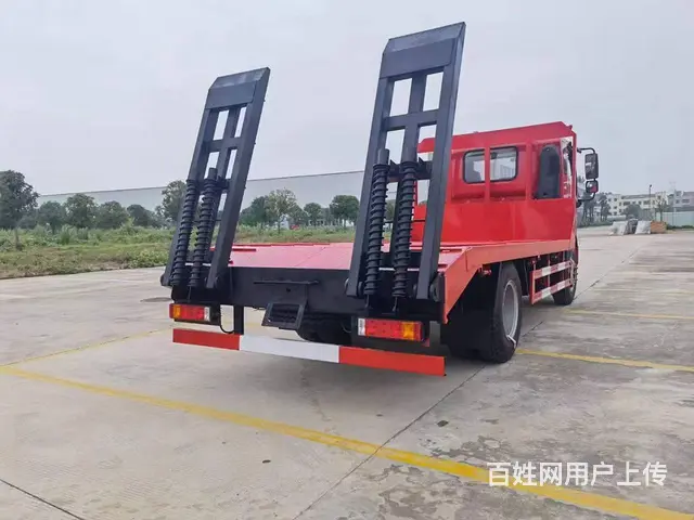 陕汽轩德X9平板车 国六 120挖机150挖机拖车 - 图片 5