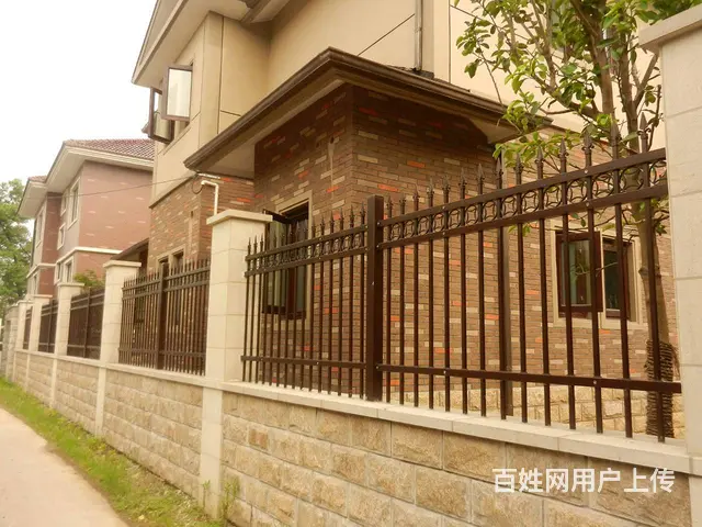 锌钢围墙护栏 焊接式围墙栏杆 小区绿化铁艺护栏 - 图片 1