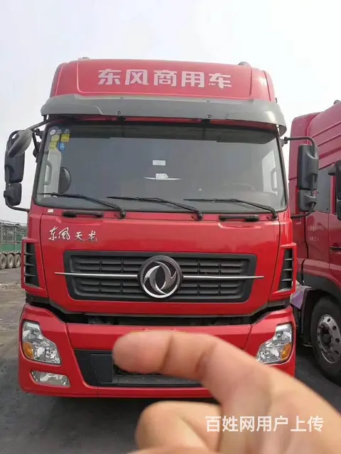 急转17年二手天龙牵引车 450马力 国五排放 - 图片 1