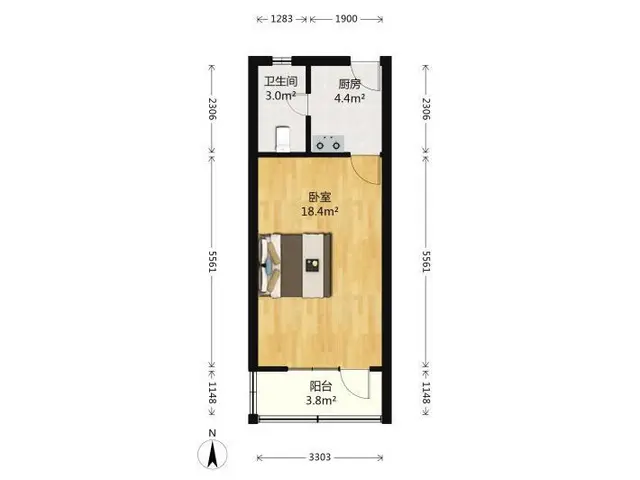 拱北关口岭秀城电梯精装大公寓出租，租价1800。近关口 - 图片 8