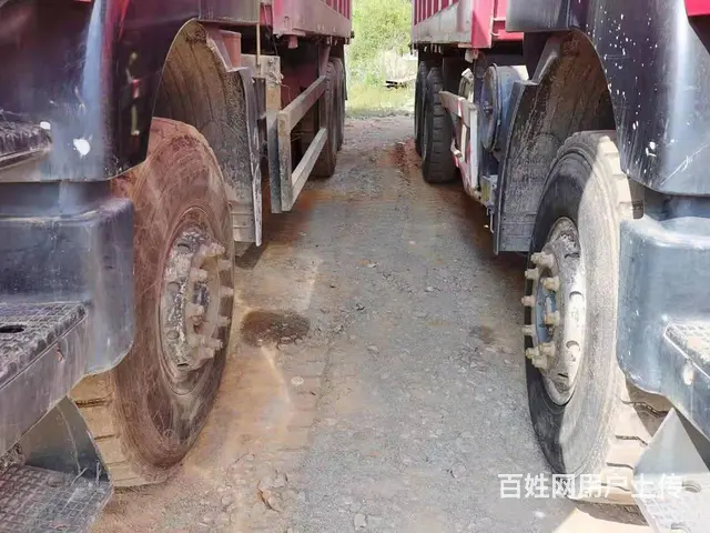 国五后八轮自卸350马力5米8货厢红岩杰狮 - 图片 3