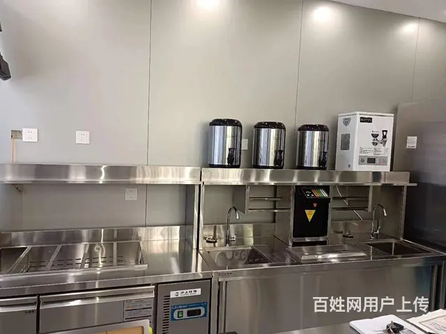 张店区美食街营业中奶茶店整体出 - 图片 5