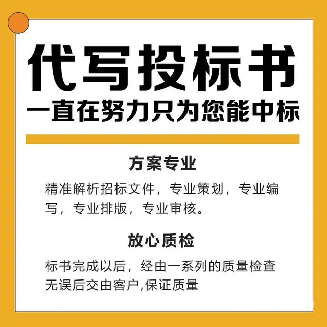 【搞定了！】天心区代写投标书公司本地服务 - 图片