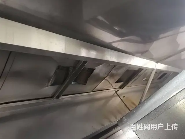 南沙油烟机清洗大排档工厂烧烤店厨房油烟罩净化器清洗 - 图片