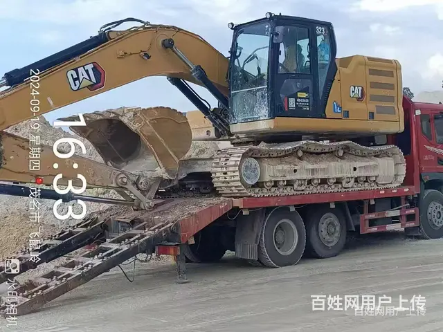 丽水东风华神提升桥平板车 拖17吨不超载的挖机拖车 - 图片 3
