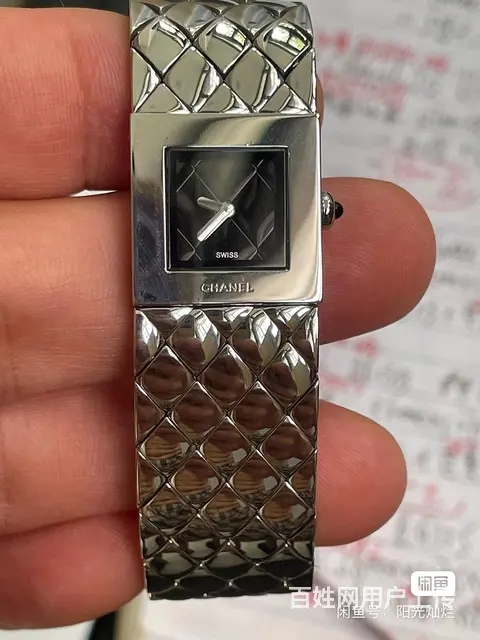捡大漏啦！9.8成新的Chanel香奈儿方表盘中古 - 图片 1