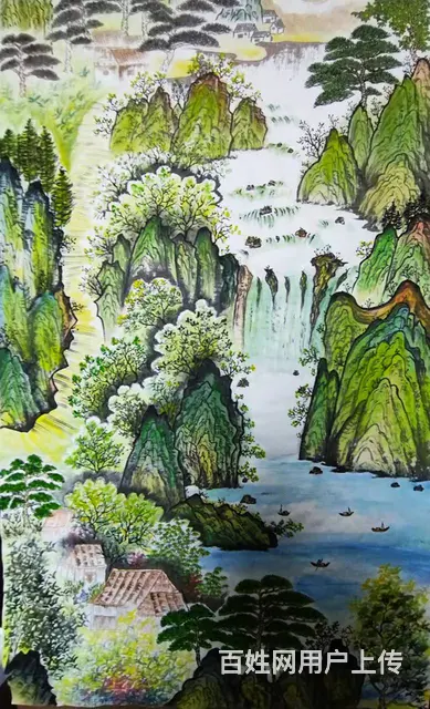 纯手绘中国山水画专售 2022 04 12 - 图片 8
