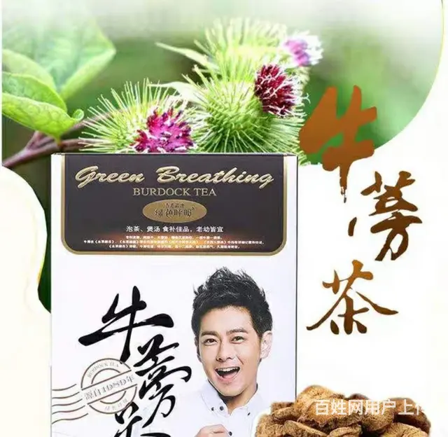 绿色呼吸牛蒡茶 - 图片 1