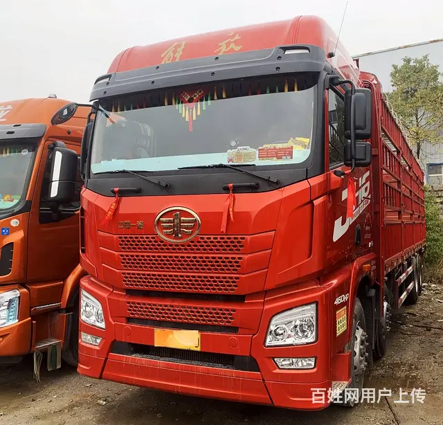 国五解放JH6九米六高栏平板载货车  个人户包提档 - 图片 6