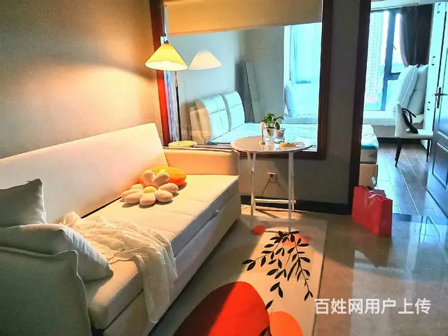 湘江南路江岸公馆小区1室1厅精装修家具家电齐全月租1500 - 图片 1