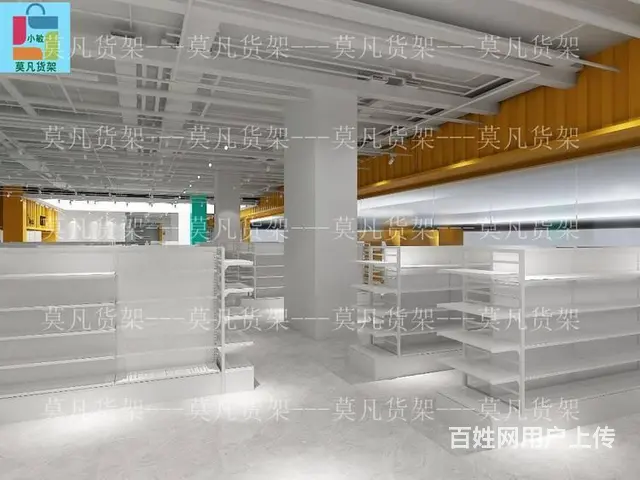 莫凡货架整店输出-湖州组装式三福精品货架 - 图片 2