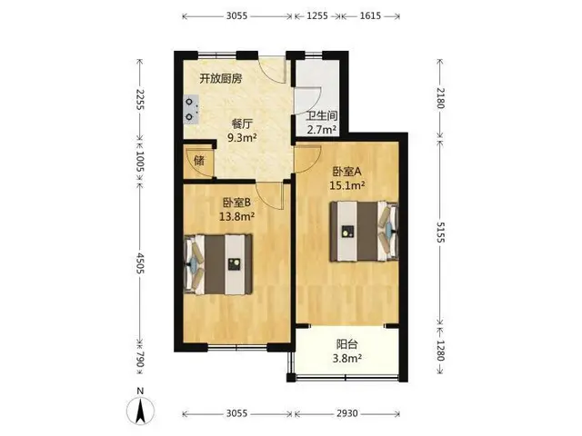押一付一 实图彩香一村三区 广济南路地铁口 三香广场 烽火路 - 图片 10