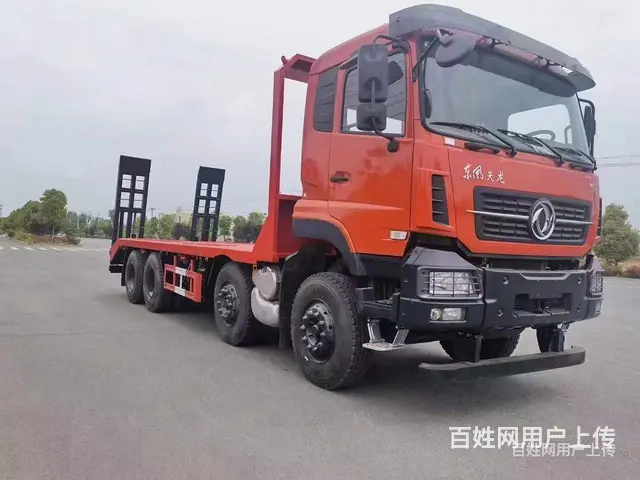 板长7米6平板拖车 平板运输车 报价多少 - 图片 2