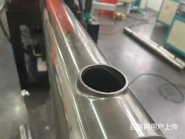 薄管单管铜材铝管不锈钢管开孔拔孔冲孔机冲孔翻边机 - 图片 2