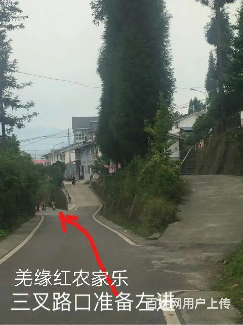 羌缘红农家乐指路标志 - 图片 3