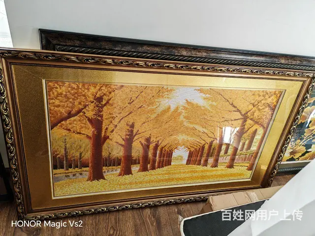 黄金满地十字绣，1.47m✘0.83m，忍痛割爱。 - 图片 4