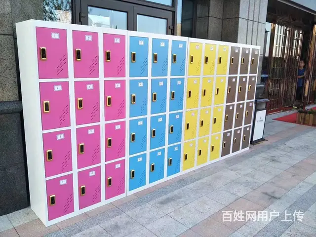快递柜 员工柜 多门柜资料柜 密集架办公家具生产厂 - 图片 2