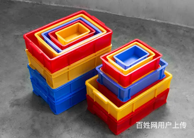 沈阳二手塑料筐错位筐双色颠倒筐周转箱 - 图片 4