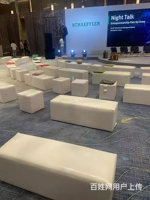 广州洽谈桌椅租赁、折叠桌椅出租、年会桌椅租赁， - 图片 8