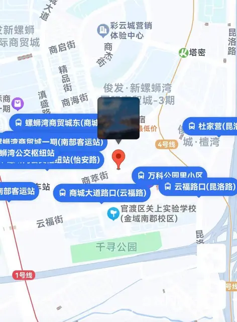 【带车位】新螺蛳湾俊发彩云城澜湾俊园 普通住宅 精装修 - 图片 8