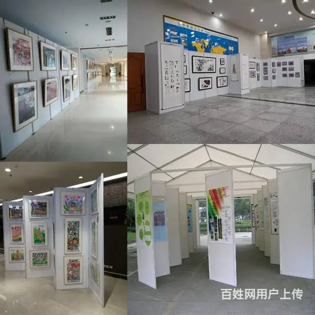 提供成都提供成都书画展、幼儿园美术作品展展板搭建 - 图片 2