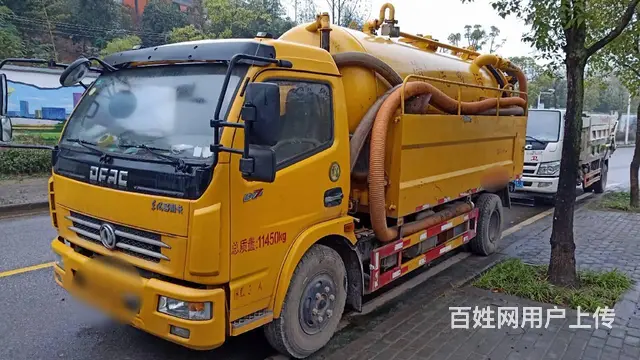 二手东风黄牌清洗吸污车低价转让 - 图片 1