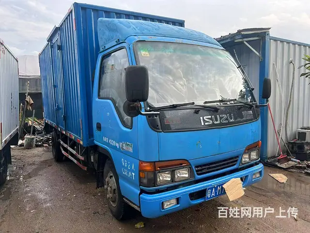 精品天皇五十铃单排双轮4米2车厢带中门 - 图片 2
