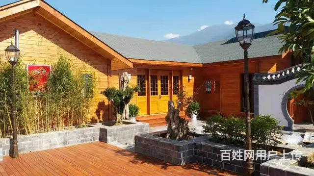 四川成都火锅店装修实木隔断屏风实木木屋 - 图片 12