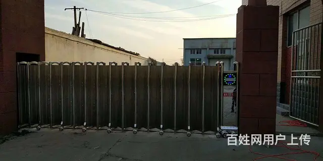 专业批发抗风卷帘门，电动伸缩门，电动感应门，电动门 - 图片 2