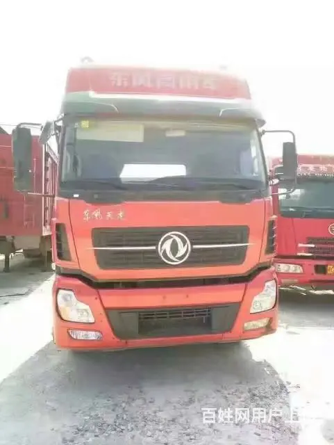 东风天龙 半挂车 平板式 - 图片 2