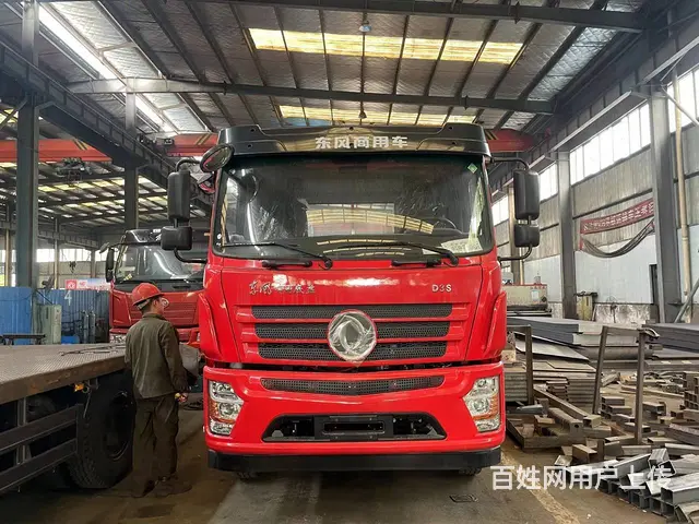 拉150挖掘机拖车 东风D3S六缸单桥拖板车价格 - 图片 2