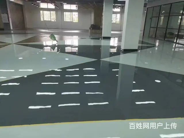 工厂仓库防尘耐磨地坪漆 环氧自流平施工 泰安财通 - 图片 1