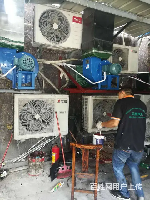 天河区排油烟系统油烟机净化器安装风机维修净化器安装 - 图片 2