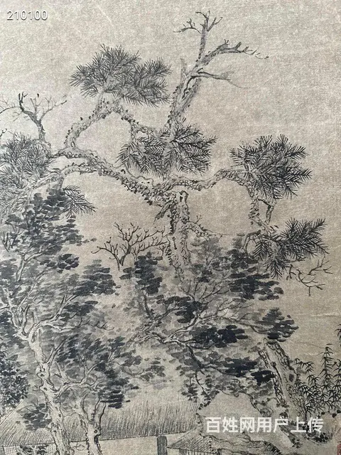文征明 纸本 画心尺寸46x52 - 图片 6