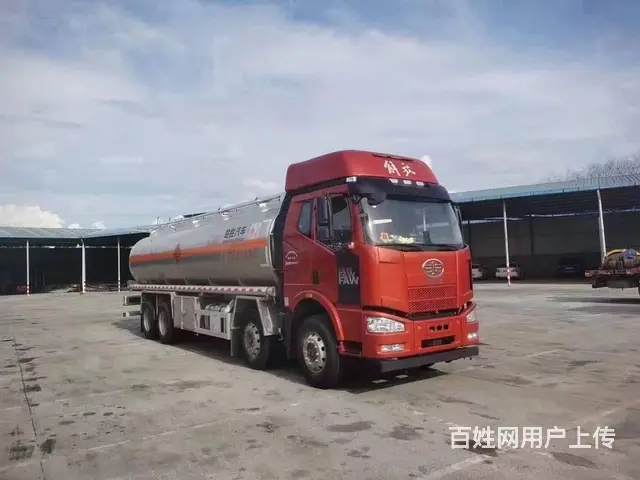 新车二手价解放前四后八满载21吨油罐车 - 图片 2