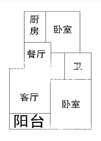 府厚名门 精装两室 家具家电齐全 带暖气 拎包即住 随时看房 - 图片 8