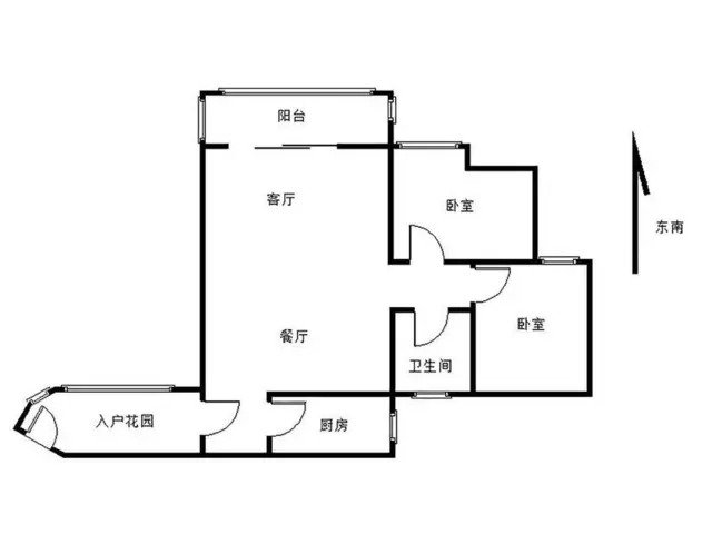 鸿泰80 2室2厅57.39m?满五年 - 图片 7