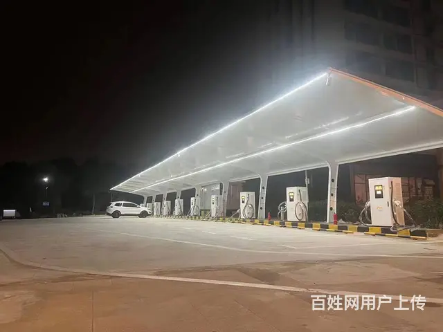 大型推拉雨棚户外防雨停车雨棚 遮阳棚 - 图片 5