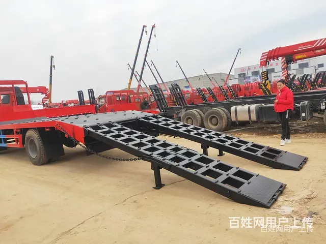东风国六6.8米挖机拖板车 可拉叉车铲车 - 图片 12
