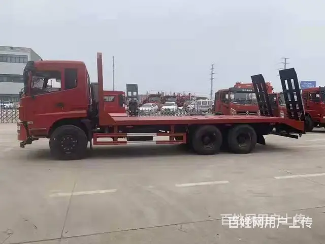 低价出售程力牌东风后八轮挖机平板车大量现车 - 图片 1