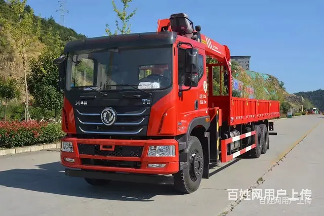 东风T5后八轮12吨14吨随车吊 多少钱一台 - 图片 1
