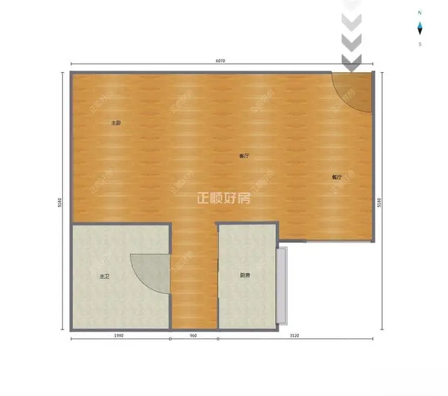 近华发商场 双城汇 35平单身寓 住宅  电梯 - 图片 8