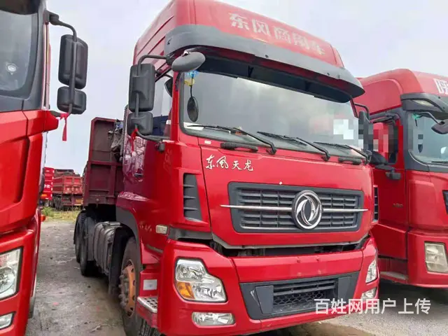 半挂牵引车420马力带13米直板平板牵引车 - 图片 2