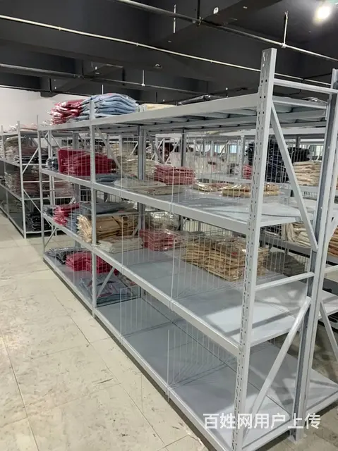 服装货架 家用仓库必备 圆管挂衣架 可调节仓储货架 - 图片 12